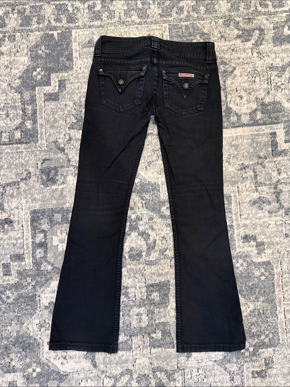 Hudson Jeans Black Flare Denim
